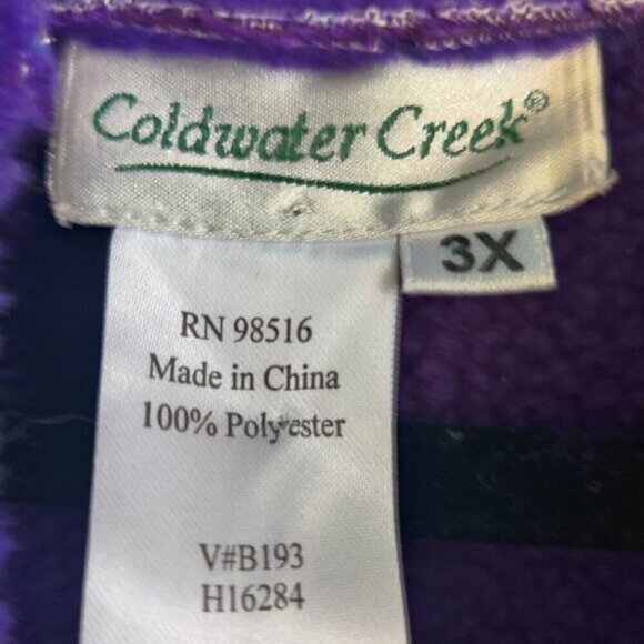 Suede Long Vest in purple with a Fleece Lining  in purple. So Elegant looking 3X - Picture 5 of 9